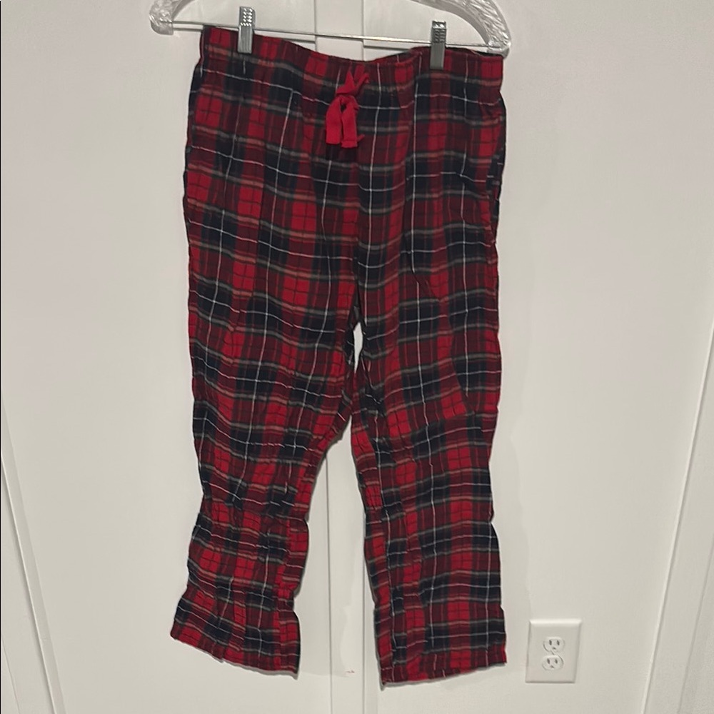 Plaid Kids Pajama Pants - Red and Black